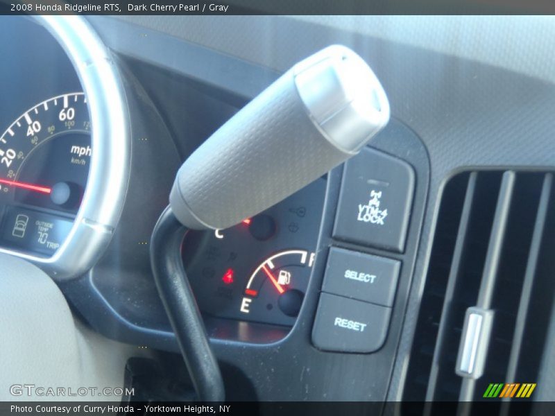 Dark Cherry Pearl / Gray 2008 Honda Ridgeline RTS