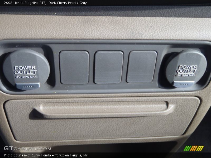 Dark Cherry Pearl / Gray 2008 Honda Ridgeline RTS