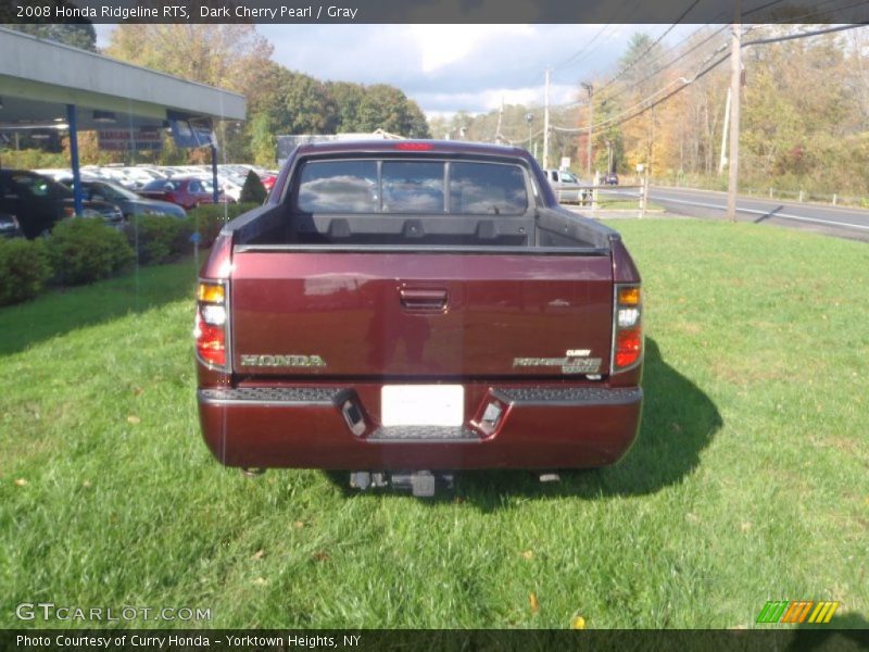 Dark Cherry Pearl / Gray 2008 Honda Ridgeline RTS