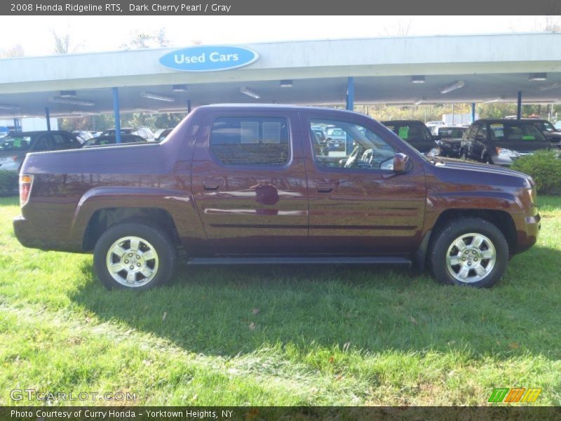 Dark Cherry Pearl / Gray 2008 Honda Ridgeline RTS