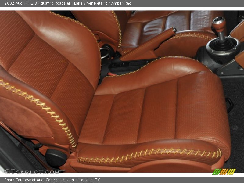  2002 TT 1.8T quattro Roadster Amber Red Interior