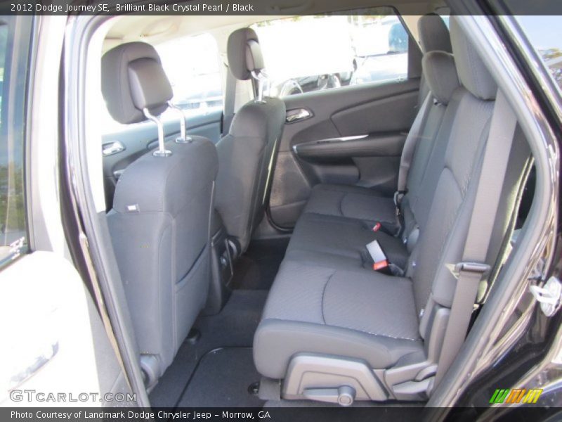Brilliant Black Crystal Pearl / Black 2012 Dodge Journey SE