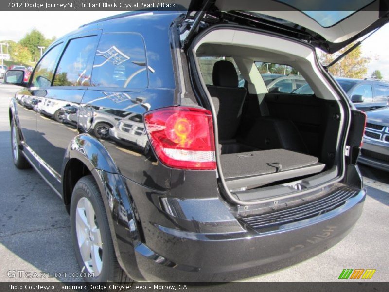 Brilliant Black Crystal Pearl / Black 2012 Dodge Journey SE