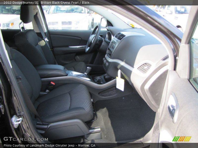 Brilliant Black Crystal Pearl / Black 2012 Dodge Journey SE