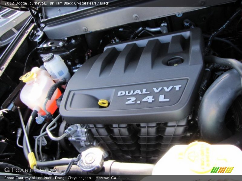 Brilliant Black Crystal Pearl / Black 2012 Dodge Journey SE