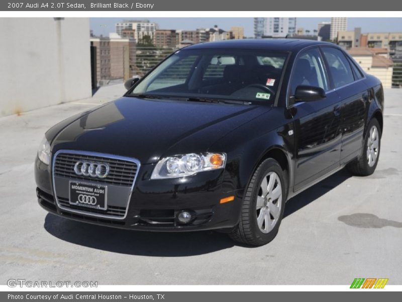 Brilliant Black / Ebony 2007 Audi A4 2.0T Sedan