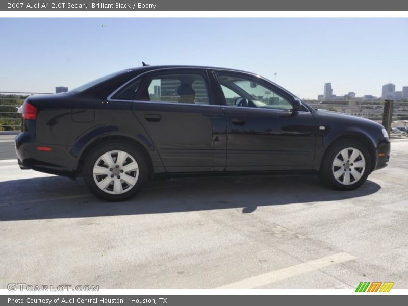 Brilliant Black / Ebony 2007 Audi A4 2.0T Sedan