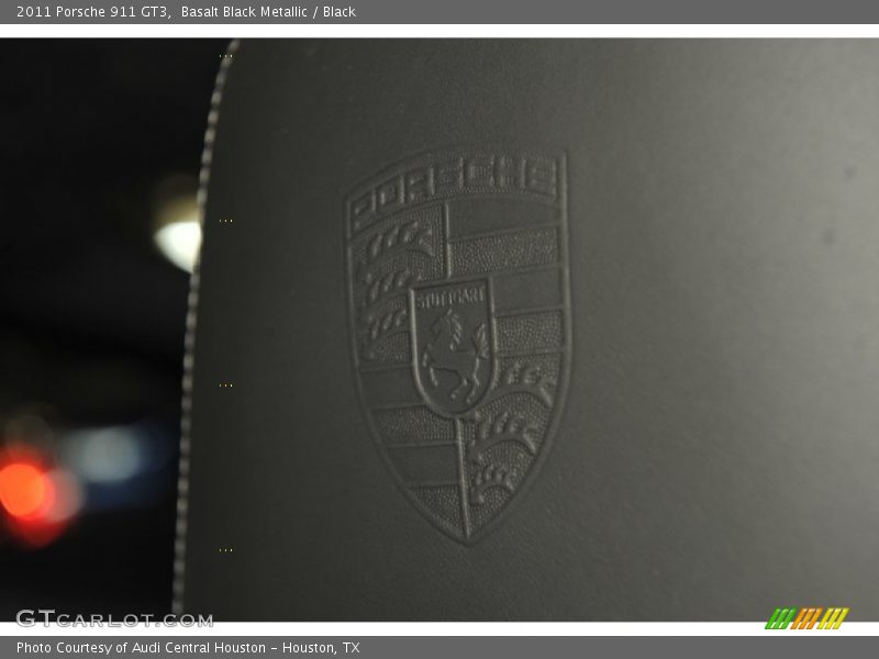 Basalt Black Metallic / Black 2011 Porsche 911 GT3