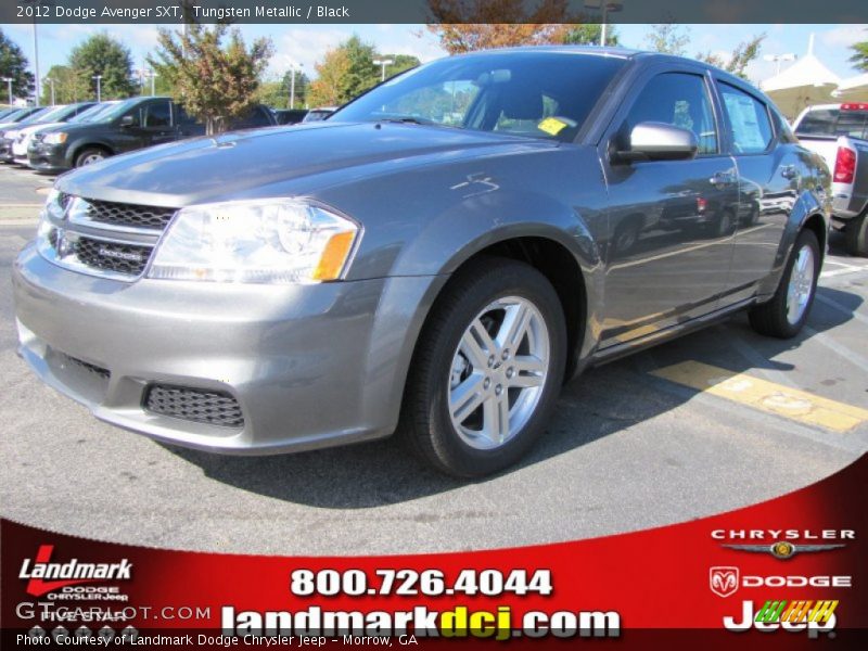 Tungsten Metallic / Black 2012 Dodge Avenger SXT