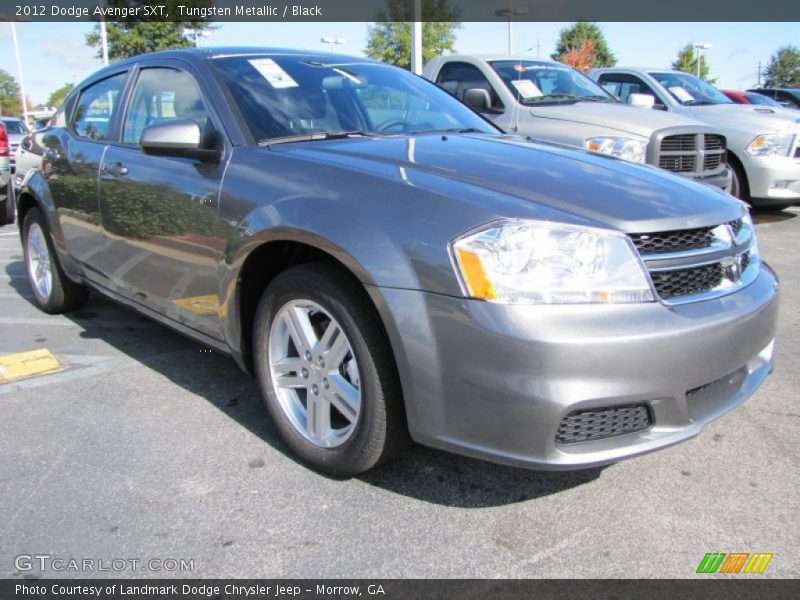 Tungsten Metallic / Black 2012 Dodge Avenger SXT