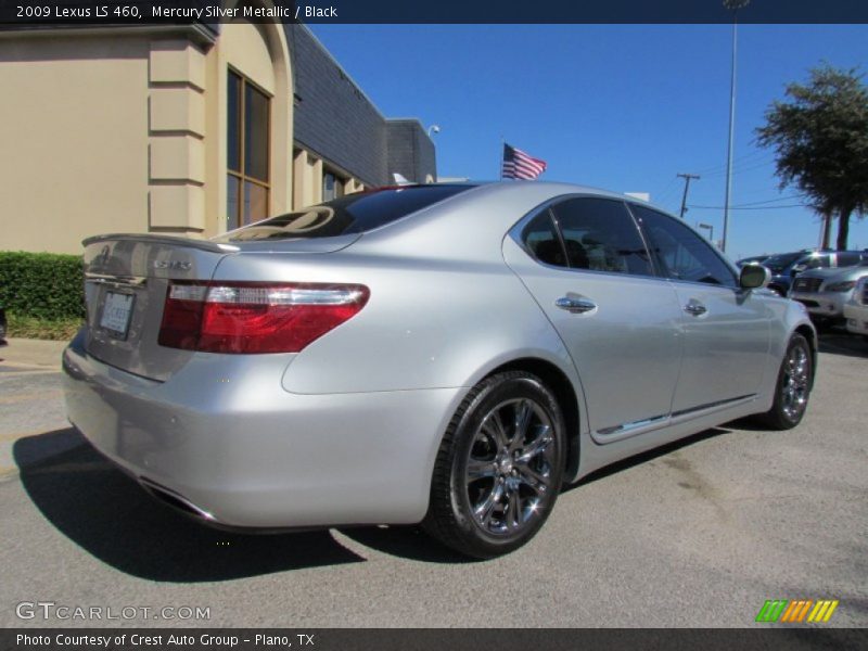 Mercury Silver Metallic / Black 2009 Lexus LS 460