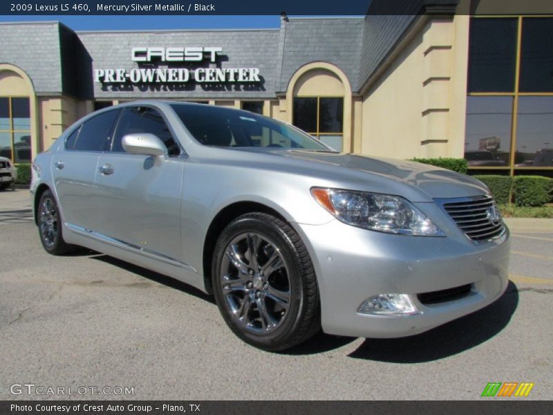 Mercury Silver Metallic / Black 2009 Lexus LS 460