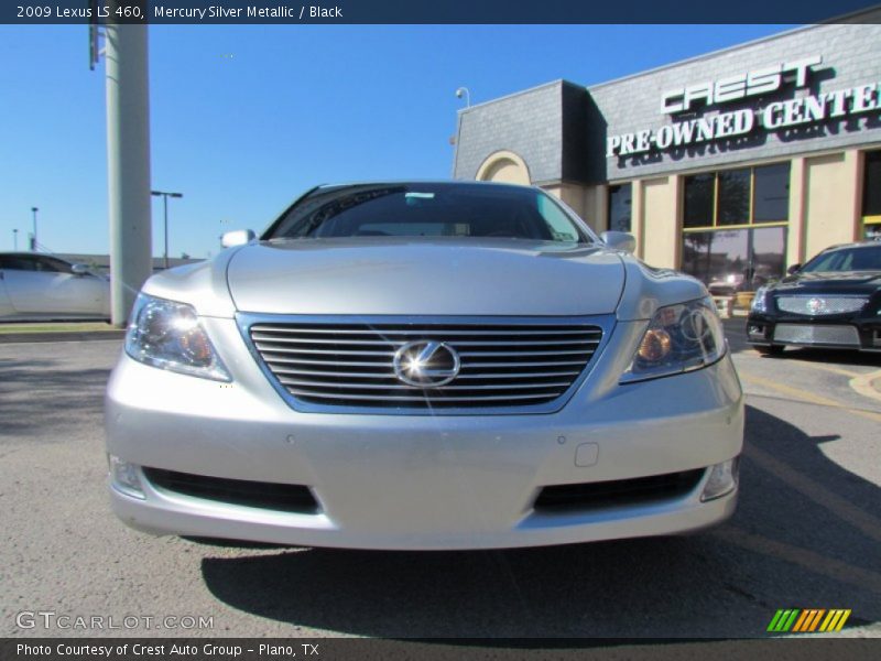 Mercury Silver Metallic / Black 2009 Lexus LS 460
