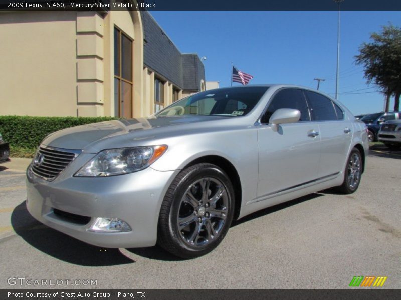 Mercury Silver Metallic / Black 2009 Lexus LS 460