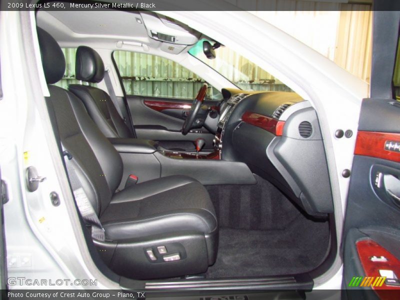 Mercury Silver Metallic / Black 2009 Lexus LS 460