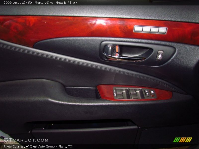 Mercury Silver Metallic / Black 2009 Lexus LS 460
