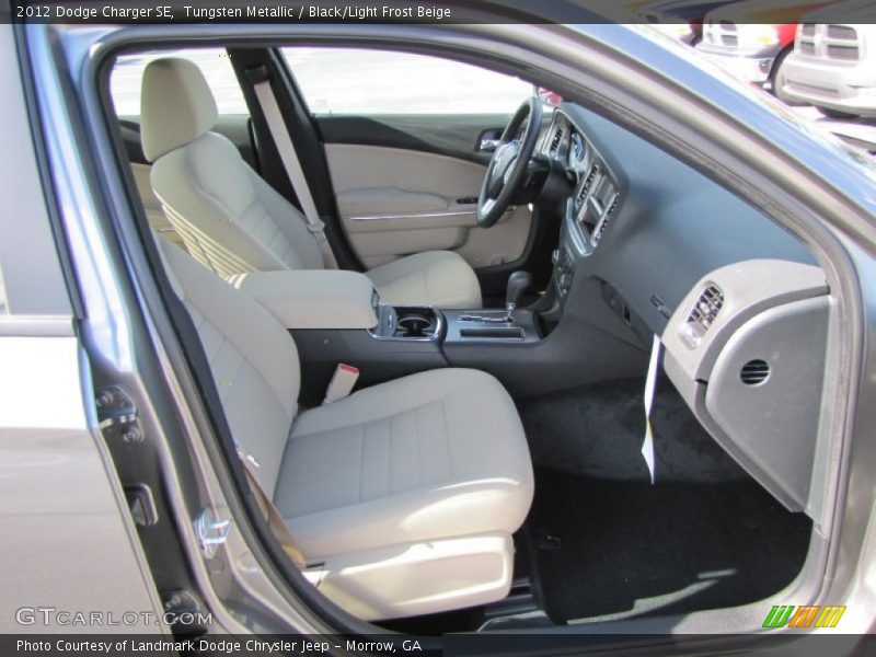  2012 Charger SE Black/Light Frost Beige Interior