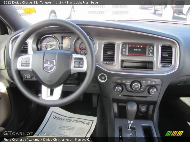 Dashboard of 2012 Charger SE