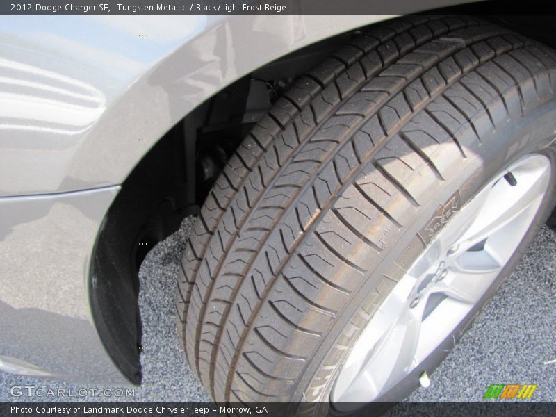 Tungsten Metallic / Black/Light Frost Beige 2012 Dodge Charger SE