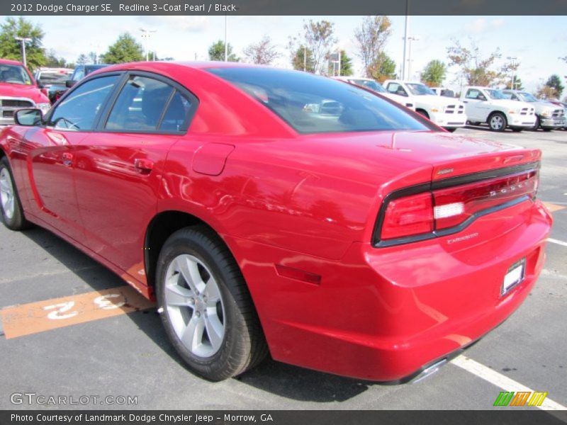 Redline 3-Coat Pearl / Black 2012 Dodge Charger SE