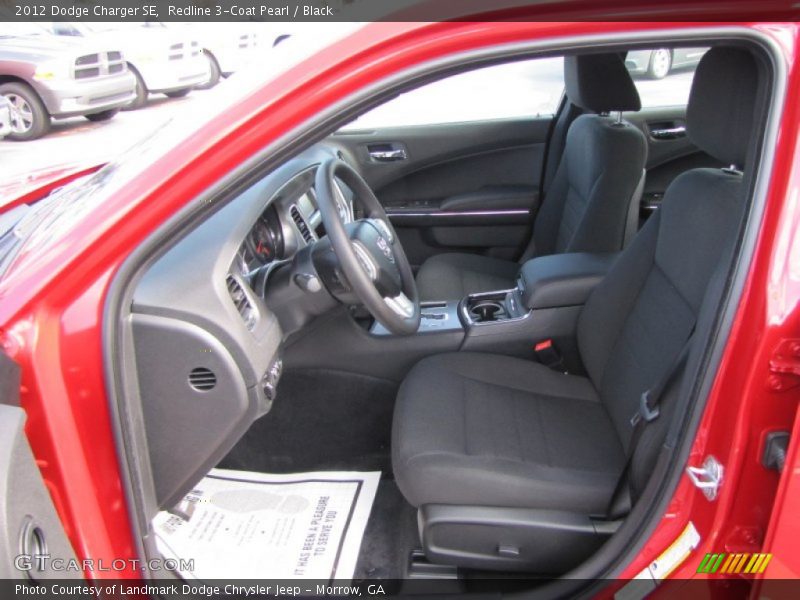 Redline 3-Coat Pearl / Black 2012 Dodge Charger SE