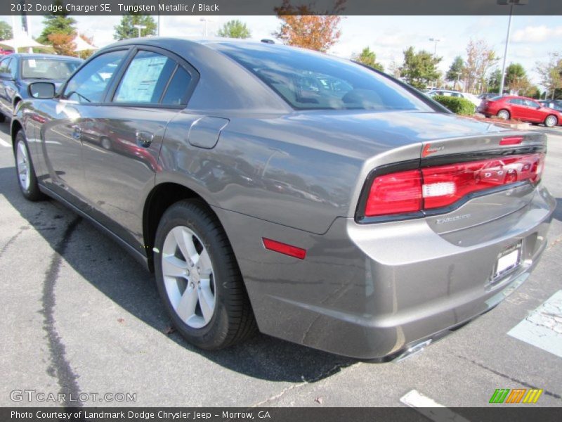 Tungsten Metallic / Black 2012 Dodge Charger SE