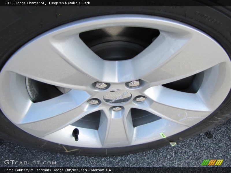 Tungsten Metallic / Black 2012 Dodge Charger SE