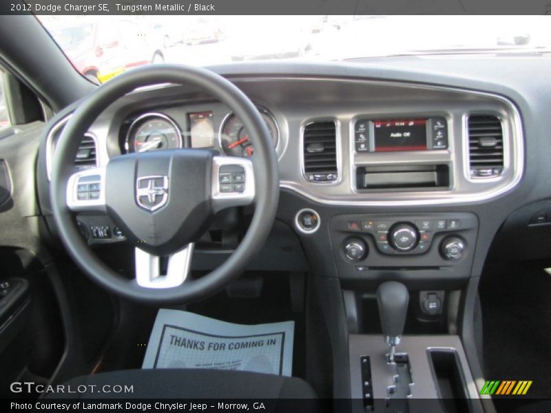 Dashboard of 2012 Charger SE