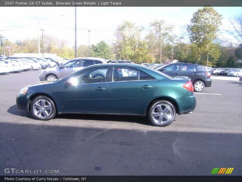 Emerald Green Metallic / Light Taupe 2007 Pontiac G6 GT Sedan