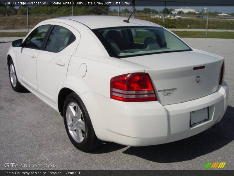 Stone White / Dark Slate Gray/Light Slate Gray 2008 Dodge Avenger SXT