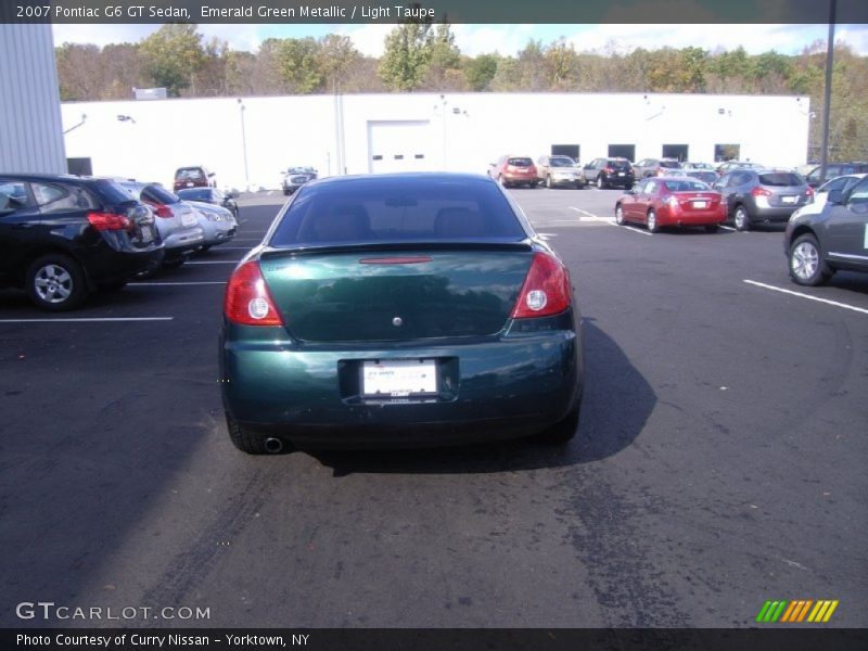 Emerald Green Metallic / Light Taupe 2007 Pontiac G6 GT Sedan