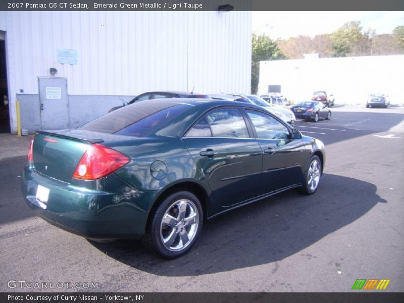 Emerald Green Metallic / Light Taupe 2007 Pontiac G6 GT Sedan