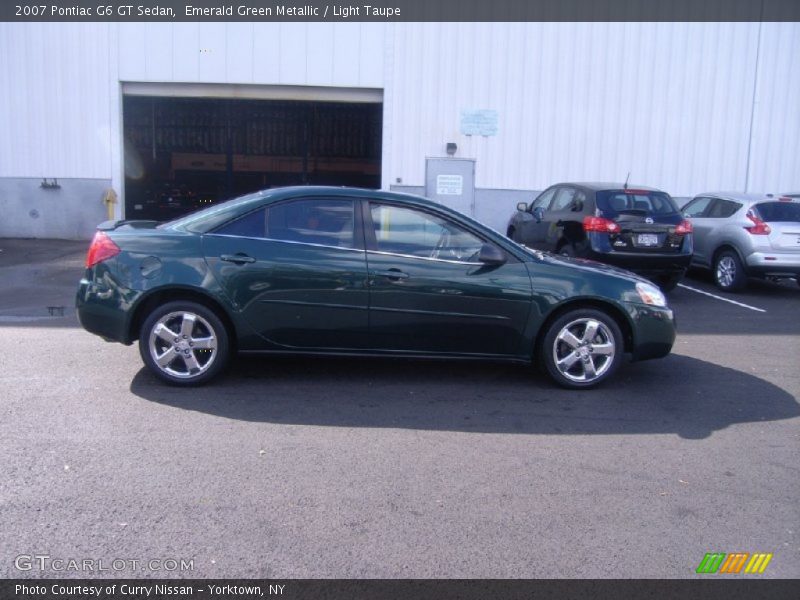 Emerald Green Metallic / Light Taupe 2007 Pontiac G6 GT Sedan