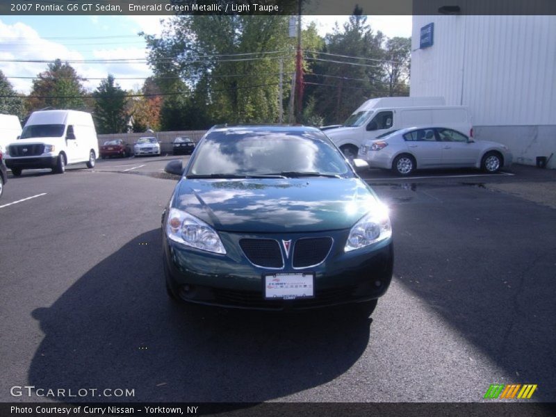 Emerald Green Metallic / Light Taupe 2007 Pontiac G6 GT Sedan