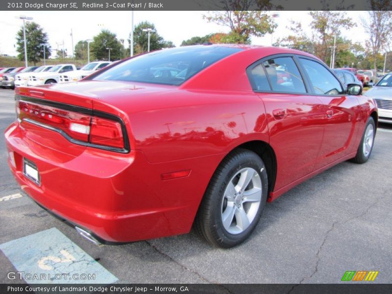 Redline 3-Coat Pearl / Black 2012 Dodge Charger SE