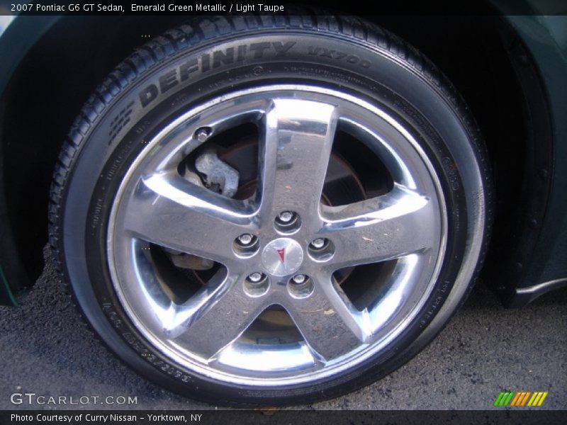 Emerald Green Metallic / Light Taupe 2007 Pontiac G6 GT Sedan