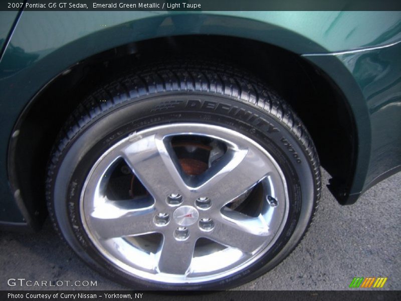 Emerald Green Metallic / Light Taupe 2007 Pontiac G6 GT Sedan