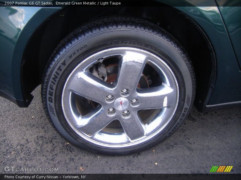 Emerald Green Metallic / Light Taupe 2007 Pontiac G6 GT Sedan