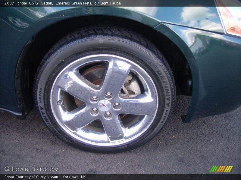 Emerald Green Metallic / Light Taupe 2007 Pontiac G6 GT Sedan