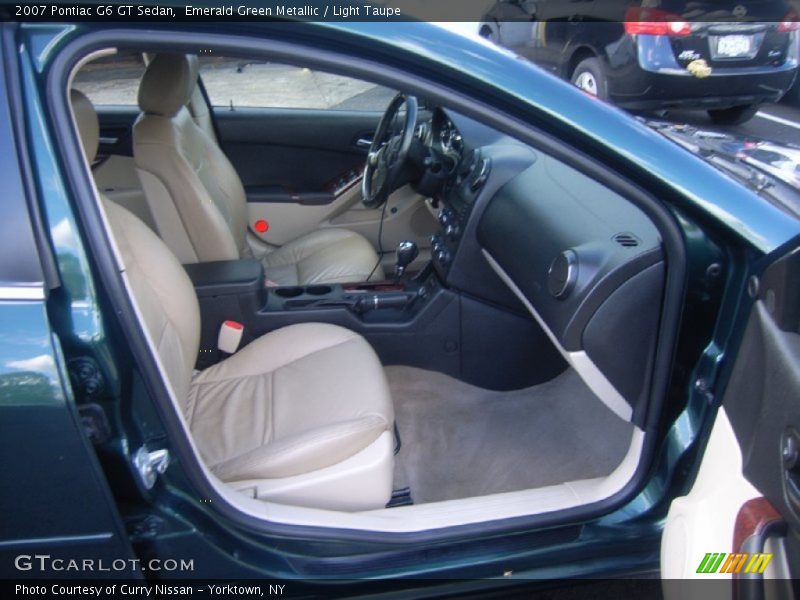 Emerald Green Metallic / Light Taupe 2007 Pontiac G6 GT Sedan