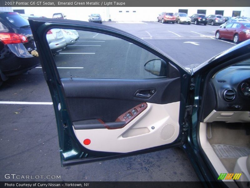 Emerald Green Metallic / Light Taupe 2007 Pontiac G6 GT Sedan