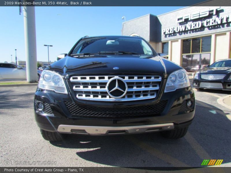 Black / Black 2009 Mercedes-Benz ML 350 4Matic