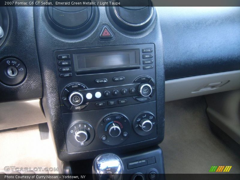 Emerald Green Metallic / Light Taupe 2007 Pontiac G6 GT Sedan