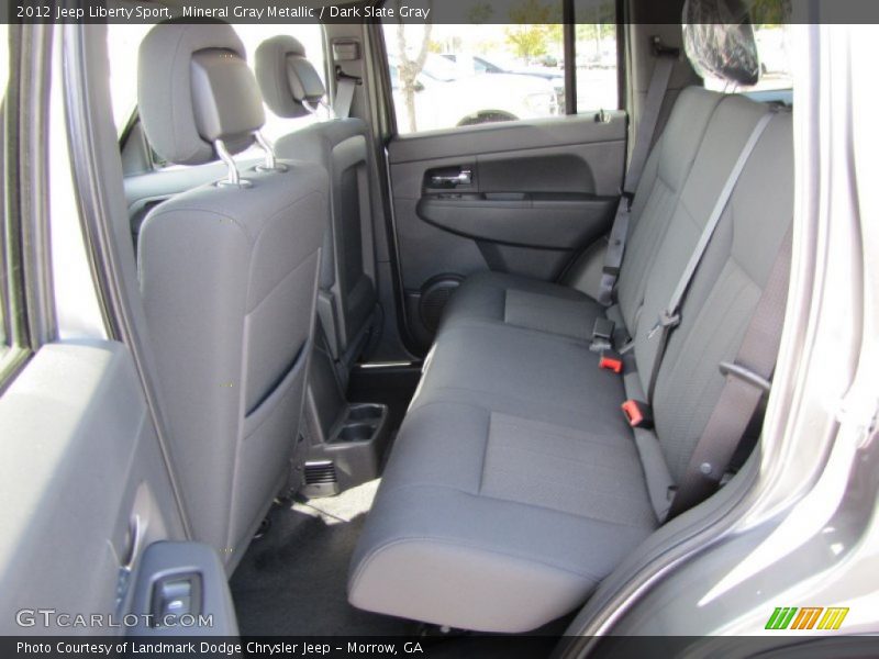 Mineral Gray Metallic / Dark Slate Gray 2012 Jeep Liberty Sport