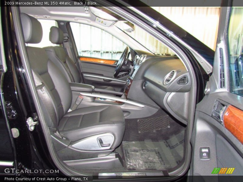 Black / Black 2009 Mercedes-Benz ML 350 4Matic