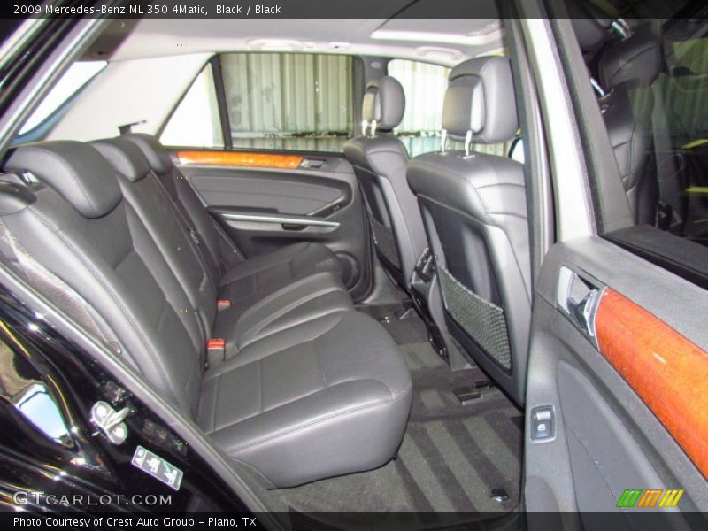 Black / Black 2009 Mercedes-Benz ML 350 4Matic