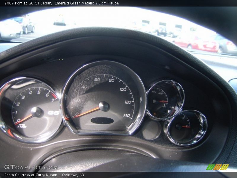 Emerald Green Metallic / Light Taupe 2007 Pontiac G6 GT Sedan