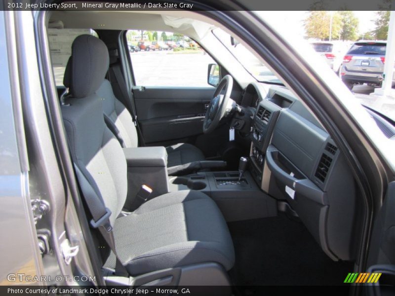 Mineral Gray Metallic / Dark Slate Gray 2012 Jeep Liberty Sport