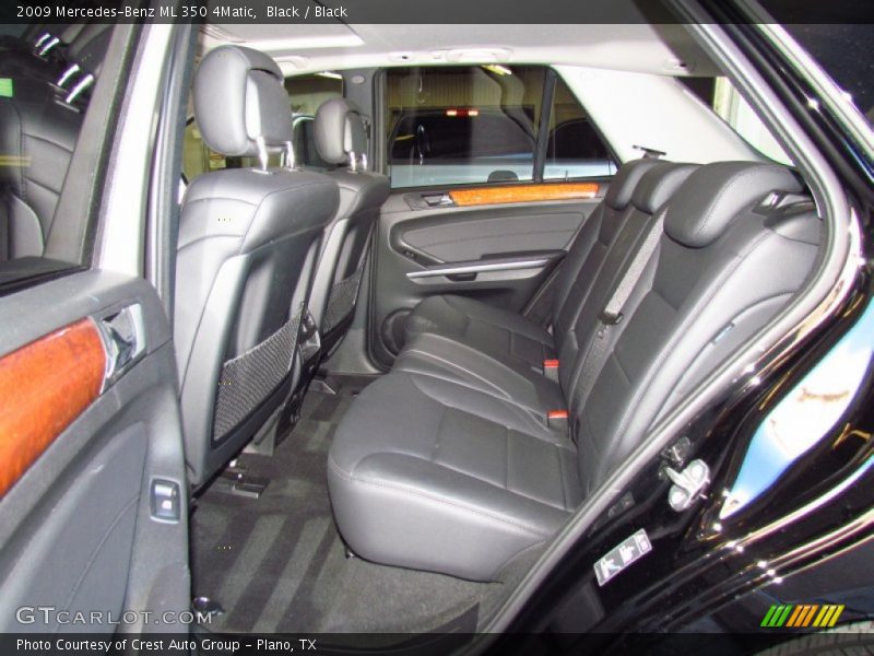 Black / Black 2009 Mercedes-Benz ML 350 4Matic