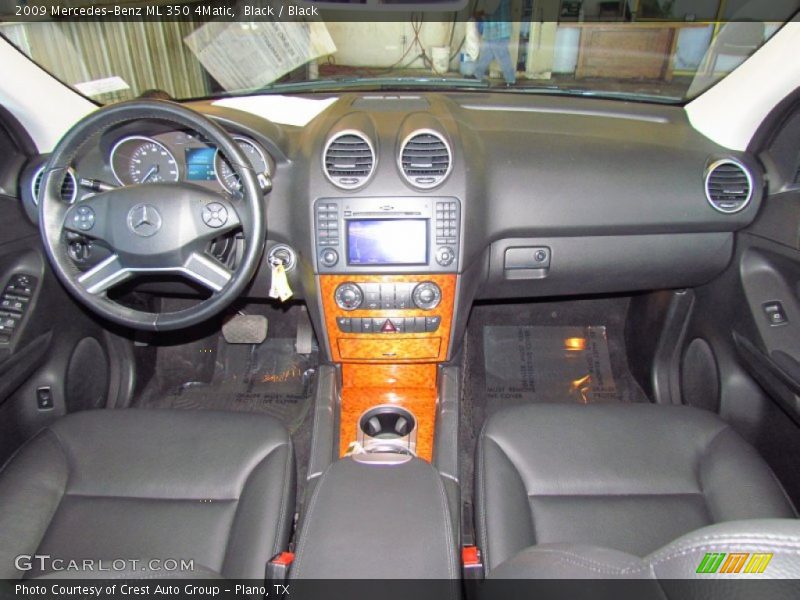 Black / Black 2009 Mercedes-Benz ML 350 4Matic